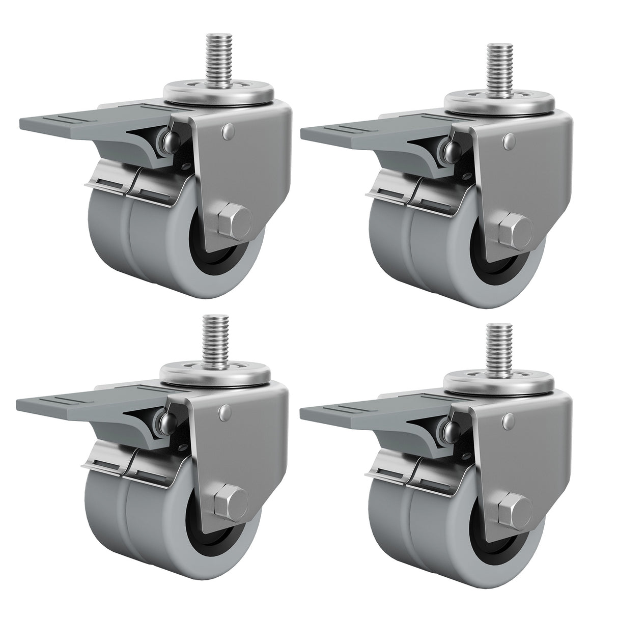 Patioslife Edelstahl-Rollen für Ampelschirm-Basen – Leichtes Bewegen, Stabil & Sicher