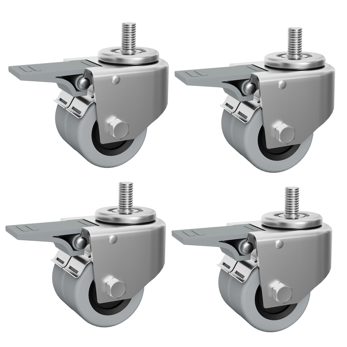 Patioslife Edelstahl-Rollen für Ampelschirm-Basen – Leichtes Bewegen, Stabil & Sicher