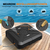 Befüllbarer HDPE-Sonnenschirmständer mit Rollen – Befüllgewicht 115–200 kg, geeignet für Garten, Terrasse und Poolbereich