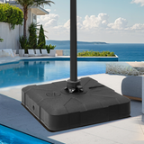 Patioslife，Umbrella Wheels Base，115–200kg Capacity，Heavy-Duty Outdoor Stand，Refillable HDPE Weights，Patio Umbrella Base，Garden Parasol Stand，Poolside Stability Support，Weather-Resistant，Durable Construction，Easy Mobility，Lockable Wheels，Modern Outdoor Furniture，Luxury Patio Accessory，Contemporary Design，Premium Outdoor Living