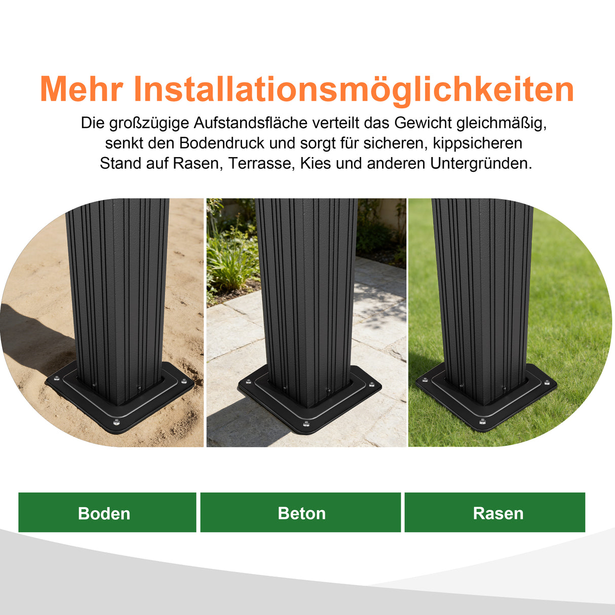 Patioslife Haven Pergola – Aluminium, Doppelbelüftung & Entwässerung – Elegantes Design mit Vorhängen für Terrasse