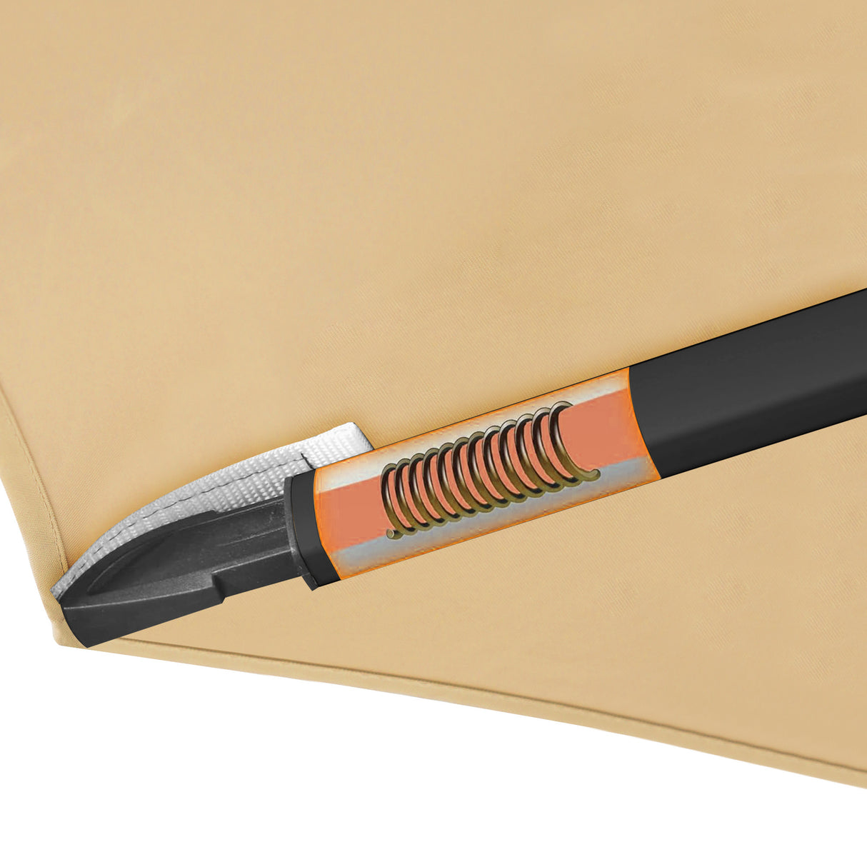 Patioslife Ampelschirm-Stoffaufrollsystem – Sanft, sicher & zuverlässig