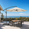 Patioslife Ampelschirm 3,0 m mit Standfuß – Stabiler Premium-Sonnenschirm für Terrasse, Garten & Lounge