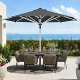 Patioslife Sonnenschirm – quadratisch & rund | Robuster Aluminiummast, doppelt belüftetes Schirmdach | 2,7 m, 3 m & 3,35 m