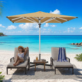 Patioslife Sonnenschirm – quadratisch & rund | Robuster Aluminiummast, doppelt belüftetes Schirmdach | 2,7 m, 3 m & 3,35 m