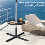 Patioslife Sonnenschirm – quadratisch & rund | Robuster Aluminiummast, doppelt belüftetes Schirmdach | 2,7 m, 3 m & 3,35 m