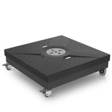 Patioslife robuster Cantilever-Parasolfuß mit Rollen bis 400 kg, dekorative modulare Rollstandards, kompatibel mit der Aegis-Serie und den meisten Offset-Parasolen, ideal für Terrasse, Garten, Rasen und Poolbereich
