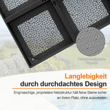 Patioslife robuster Cantilever-Parasolfuß mit Rollen bis 400 kg, dekorative modulare Rollstandards, kompatibel mit der Aegis-Serie und den meisten Offset-Parasolen, ideal für Terrasse, Garten, Rasen und Poolbereich