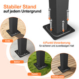 Patioslife Atlantic Pergola mit verstellbarem Sonnendach – Robuste Terrassenüberdachung für Garten und Terrasse