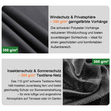 Patioslife Haven Pavillon – Wetterfest, Aluminium & Hartdach mit integriertem Rinnensystem – Robust bei Regen & Wind