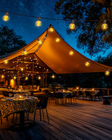 Patioslife™ | 30m Outdoor-Lichterkette – 1 Packung, wasserdicht & bruchfest, 2700K warmweiß für Partys, Garten & Terrasse